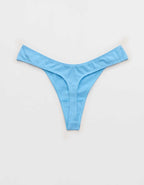 Superchill Cotton Ruched Thong Underwear
