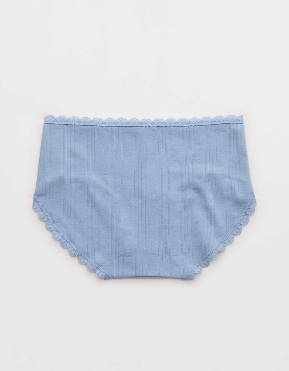 Superchill Cotton Pointelle Lace Boybrief Underwear