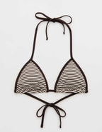 Aerie Ribbed String Triangle Bikini Top