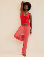 Superchill Cotton Rib Vintage Lace Tank Top