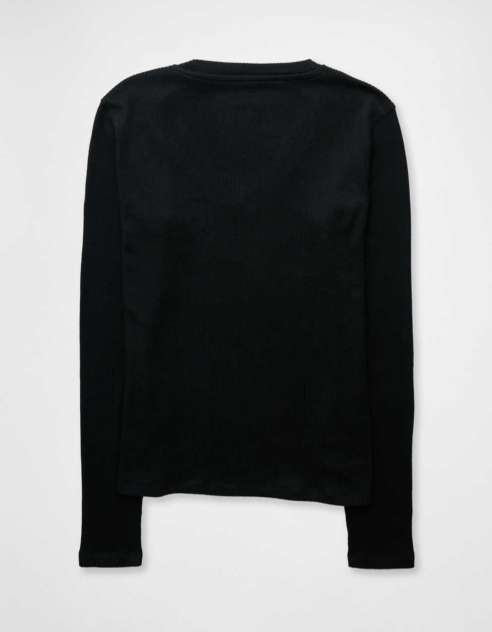AE Long Sleeve Cozy V-Neck Top