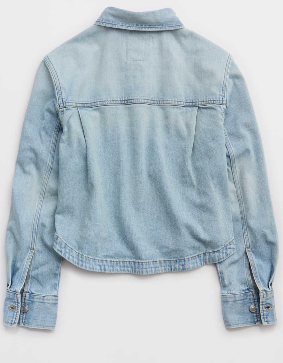 Aerie Cropped Buttondown Shirt