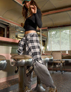 Aerie Anytime Fave Flannel Button Down Shirt