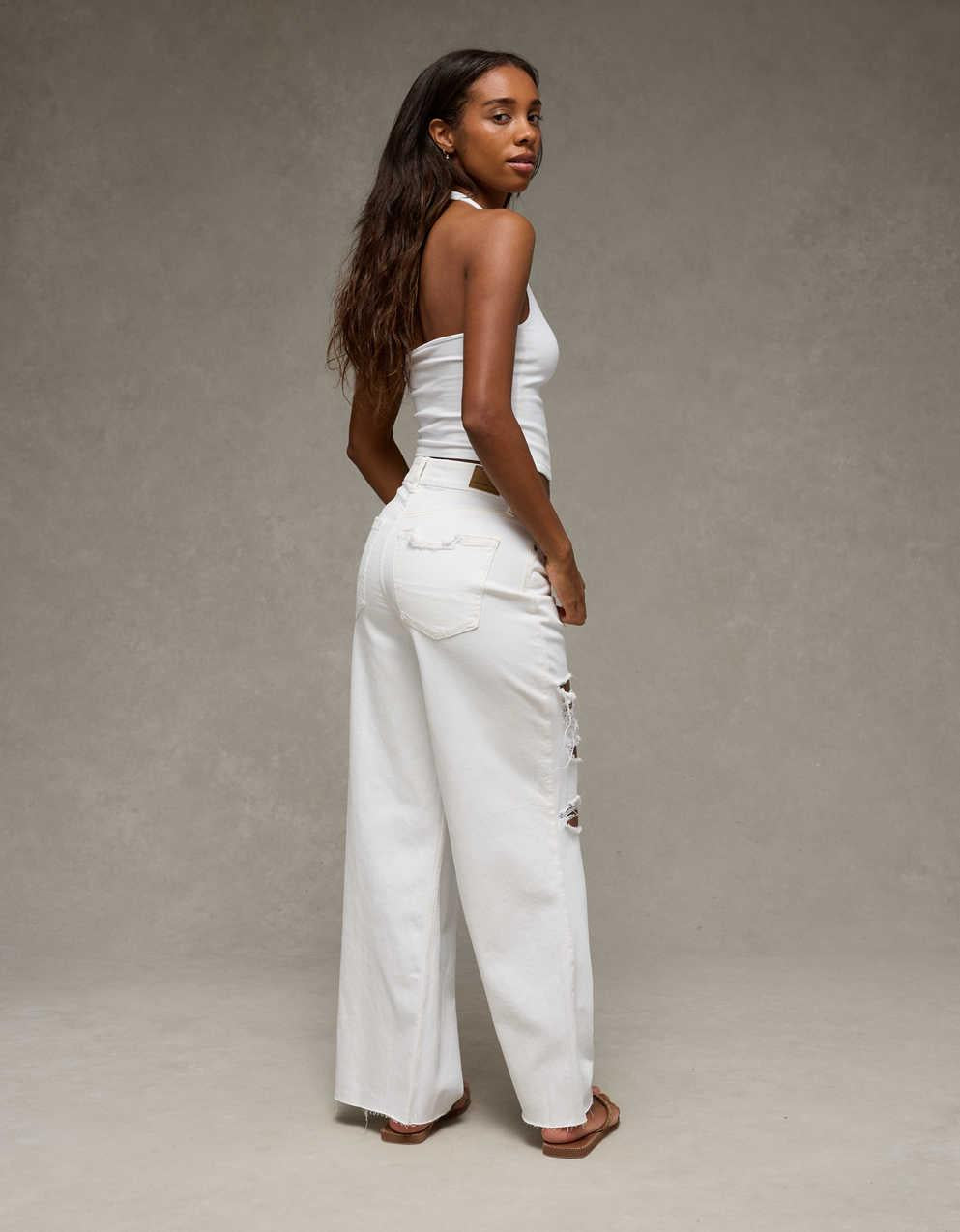 AE Curvy Super High-Waisted Baggy Wide-Leg Jean
