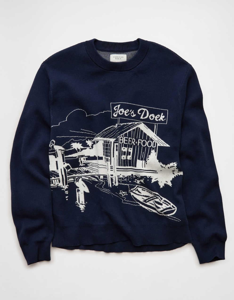 AE Graphic Crew Neck Sweater