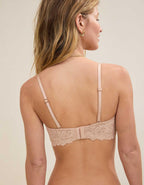 Show Off Rosey Lace Strapless Push Up Bra