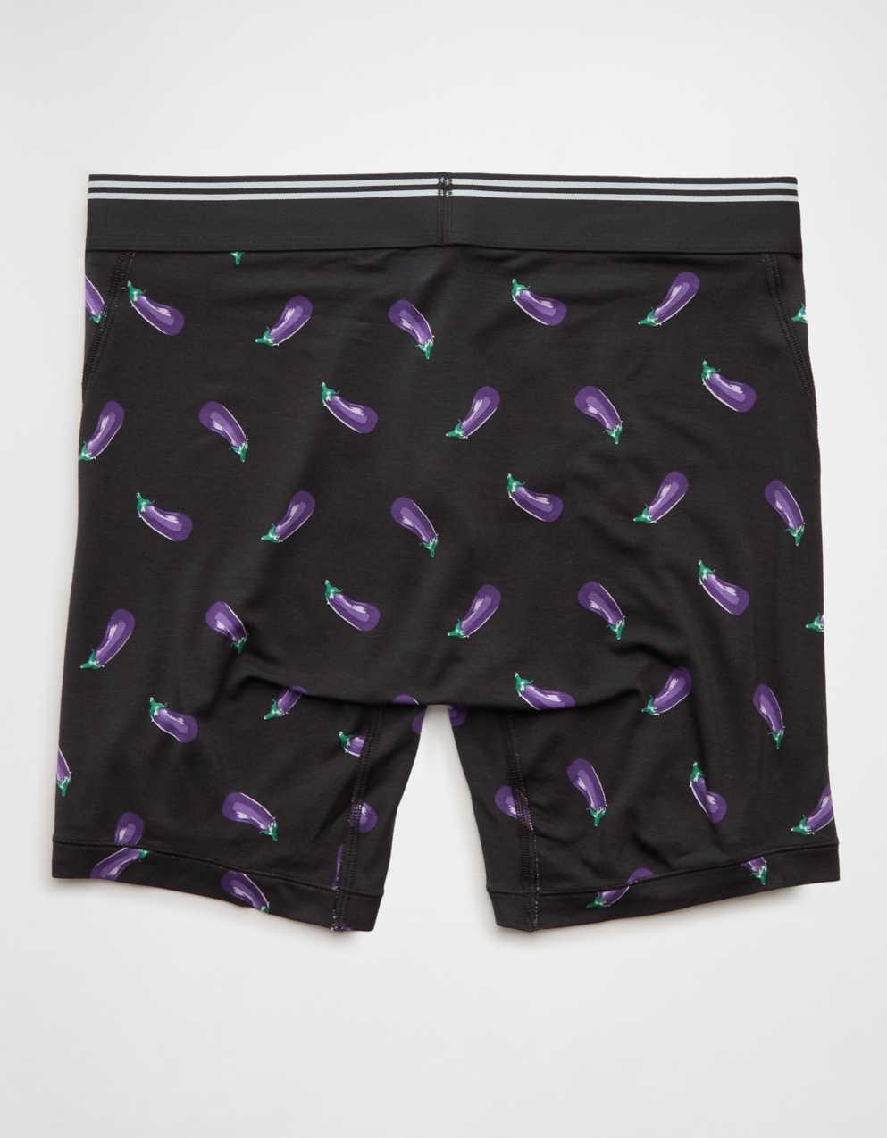 AEO Men's Eggplant 6" Ultra Soft Boxer Brief