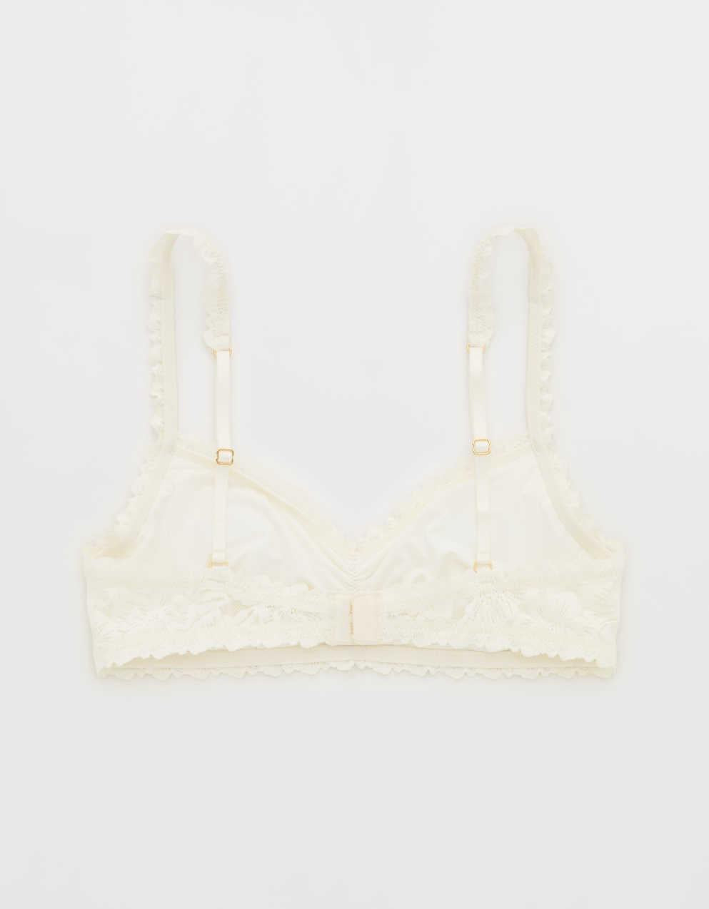Show Off Rosey Lace Padded Scoop Bralette