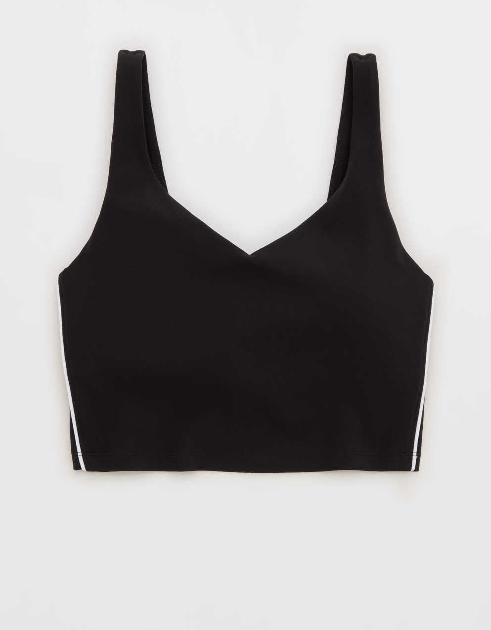 OFFLINE By Aerie Real Me Track Low Key Longline Sports Bra