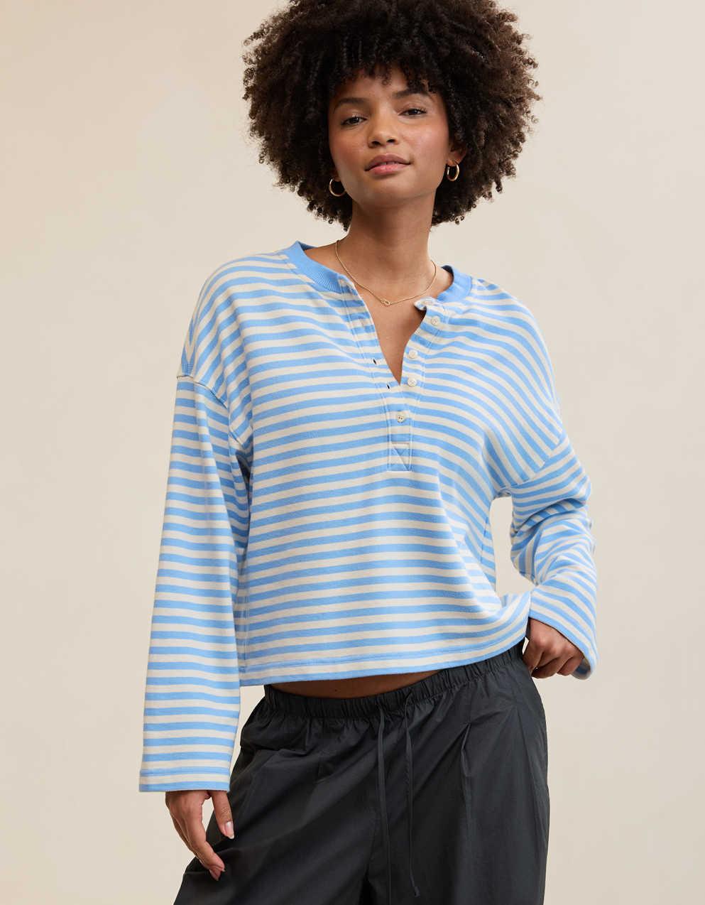 Aerie Alumni Henley Sweatshirt