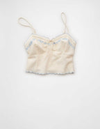 AE Embroidered Scalloped-Hem Cami