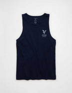 AE Standard Fit Lightweight Logo Graphic Tank Top