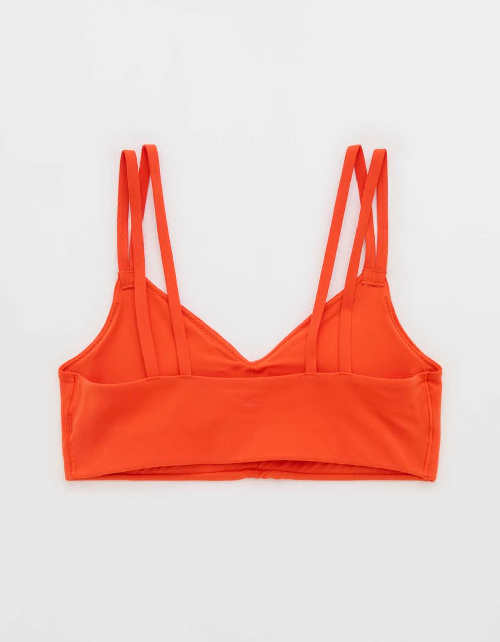 OFFLINE By Aerie Real Me Ruched Strappy Sports Bra