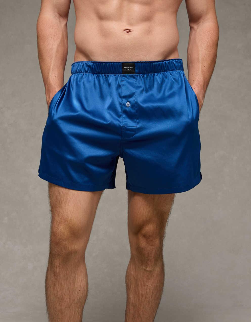 AEO Men's Satin Pocket Boxer Short