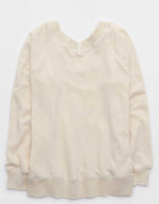 Aerie Downtime V-Neck Sweatshirt