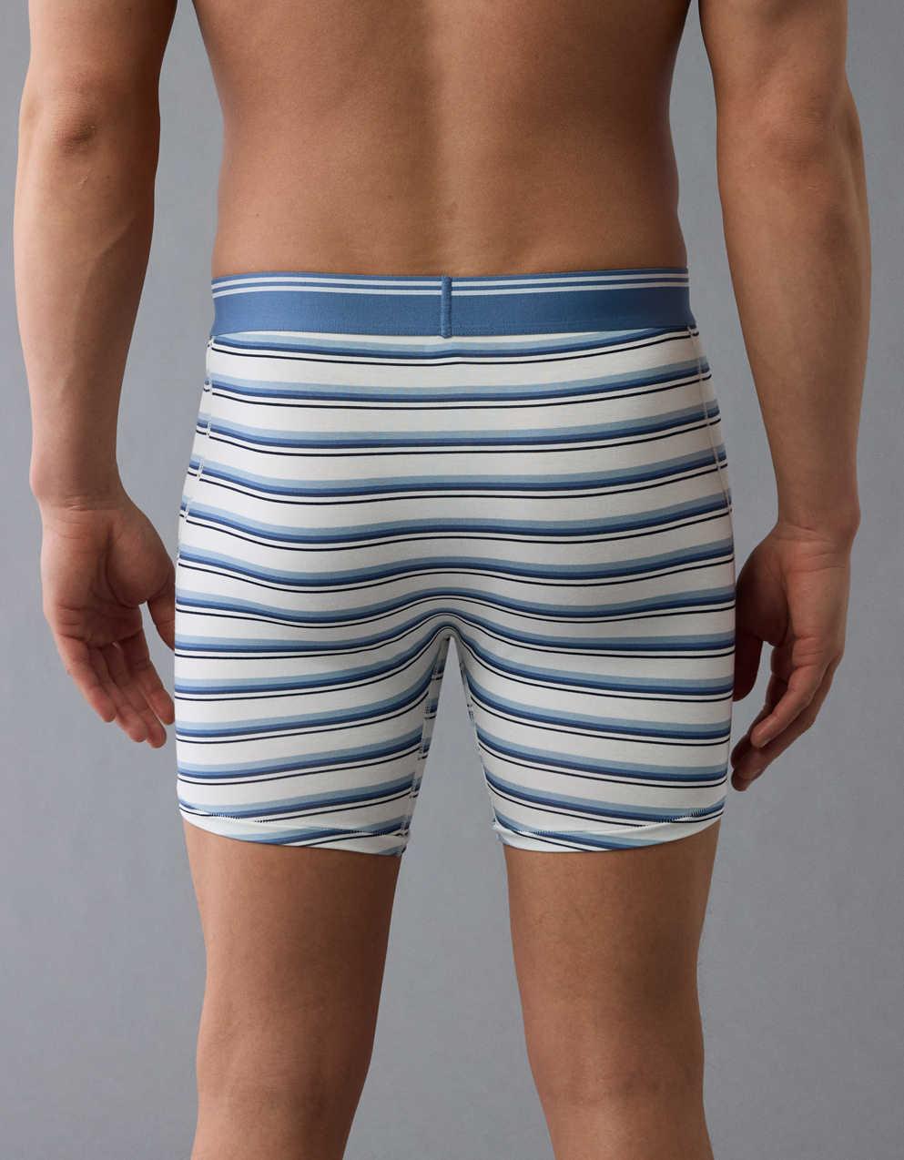 AEO Men's Striped 6" Ultra Soft Boxer Brief