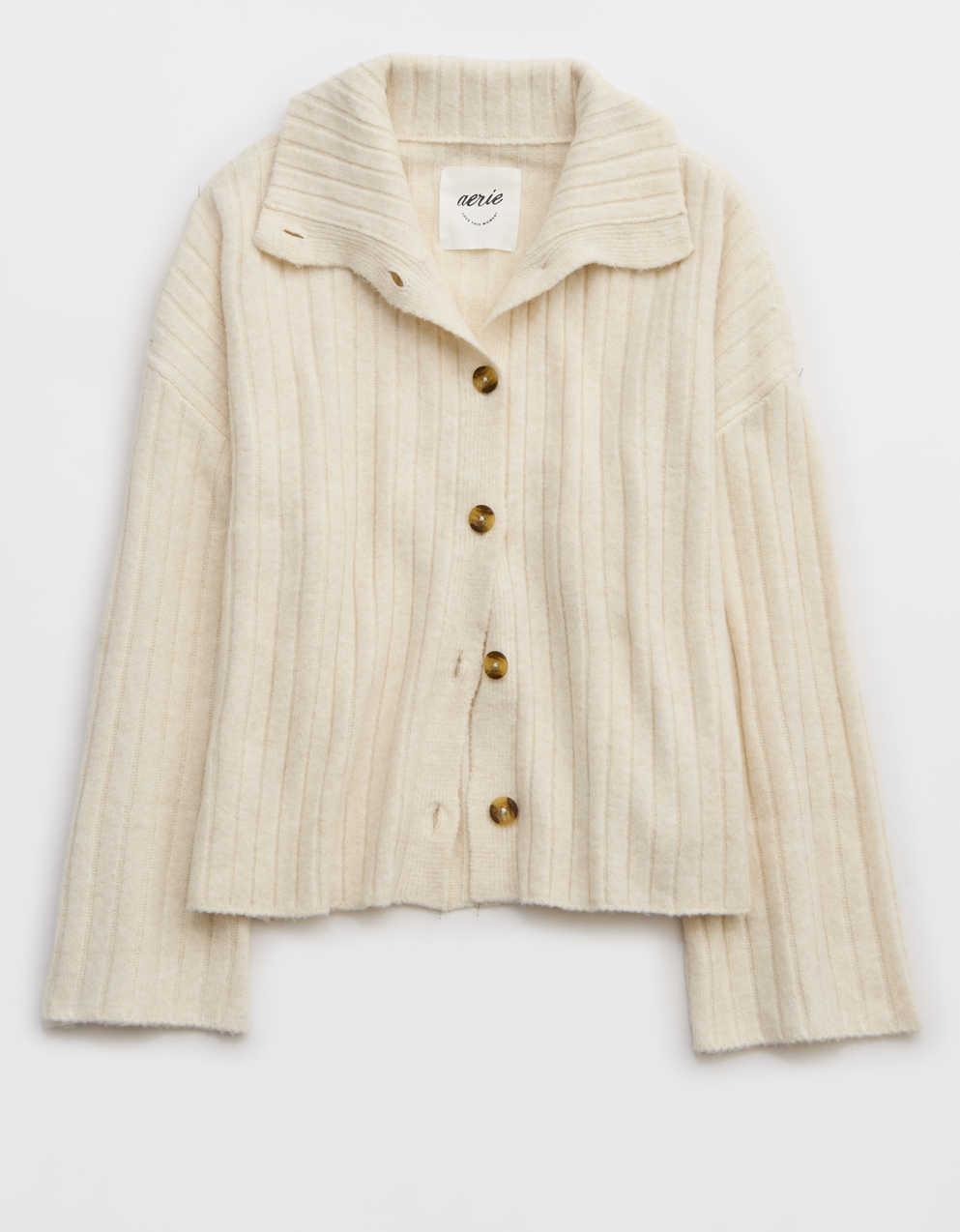 Aerie unREAL Ribbed Cardigan