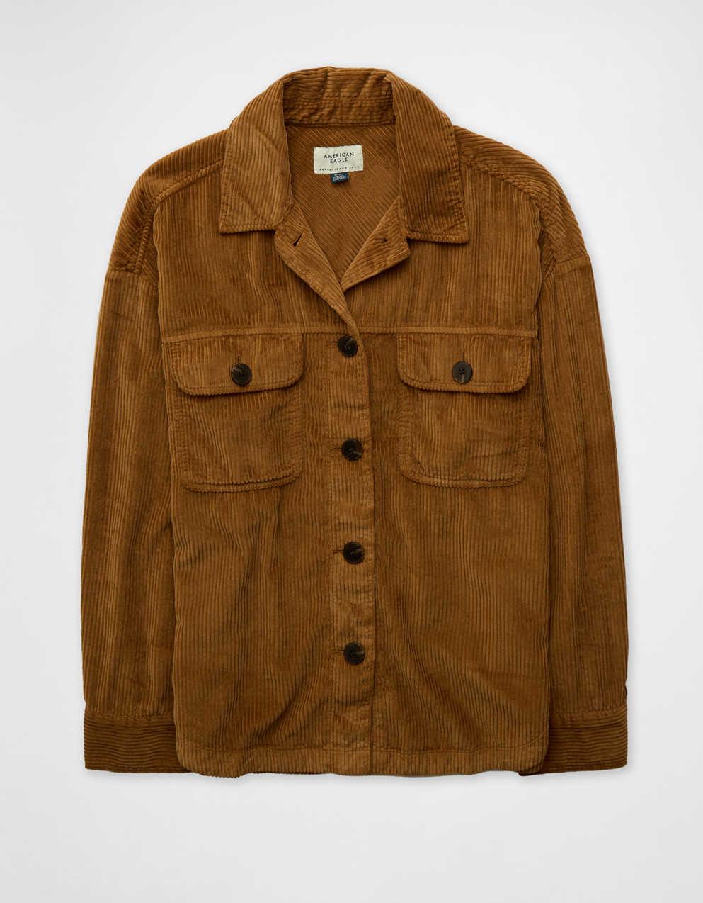 AE Oversized Corduroy Shacket