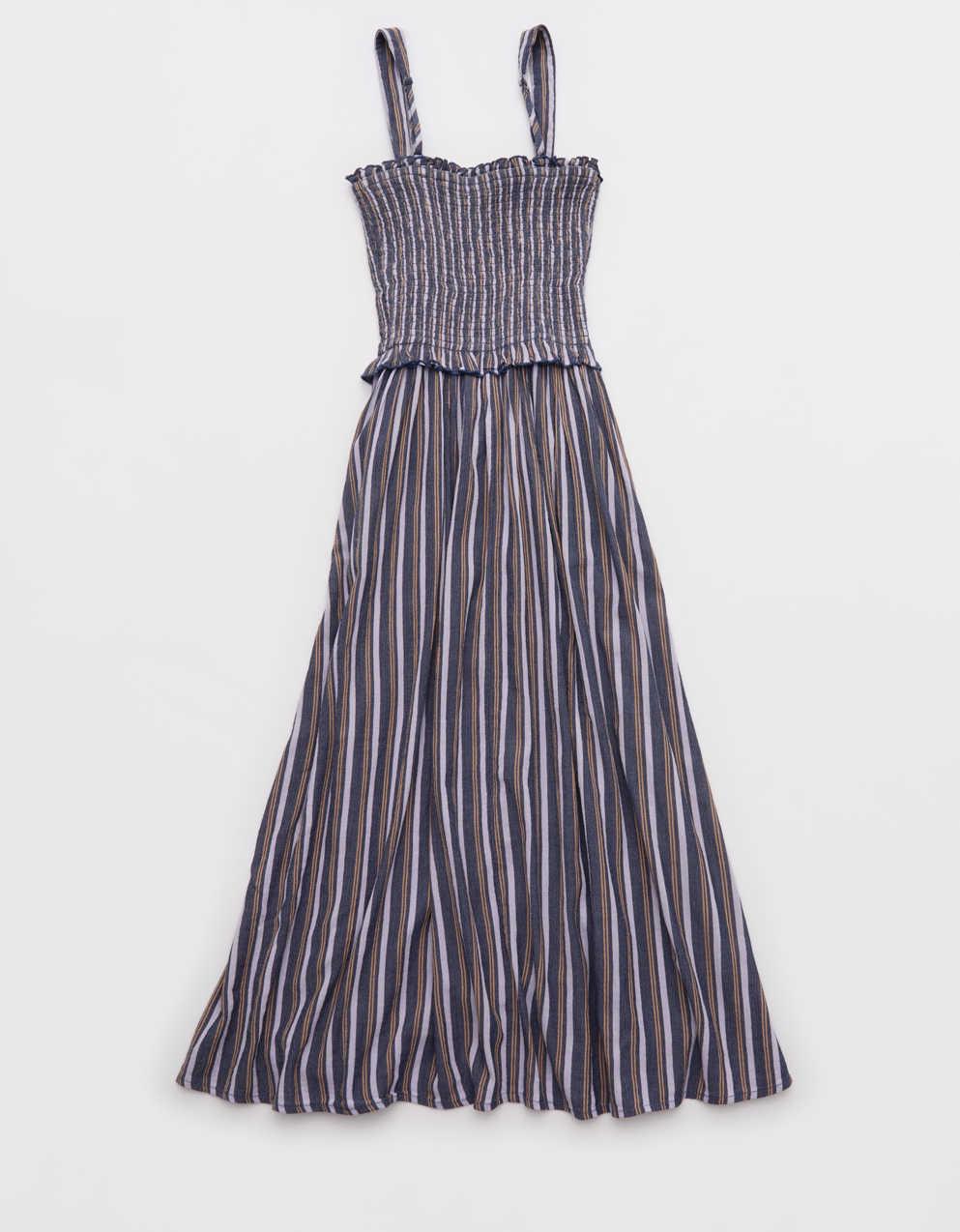 Aerie At The Barre Smocked Dress