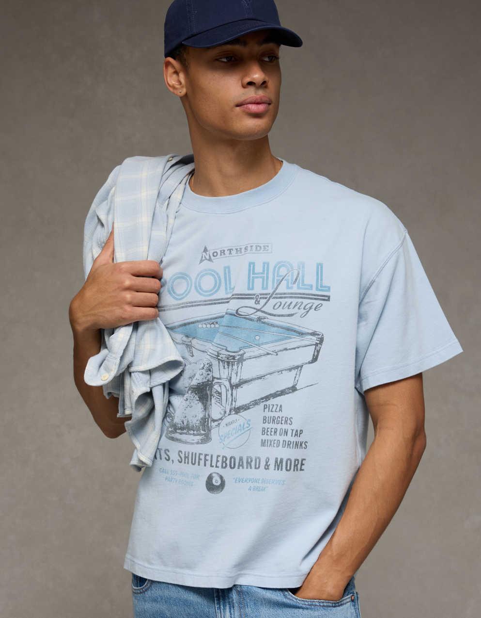AE Boxy Fit Destination Graphic T-Shirt