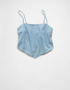 AE Denim Bandana Top