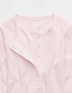 Aerie Essential Henley Layering T-Shirt