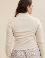 Aerie Long Sleeve Quarter Zip T-Shirt