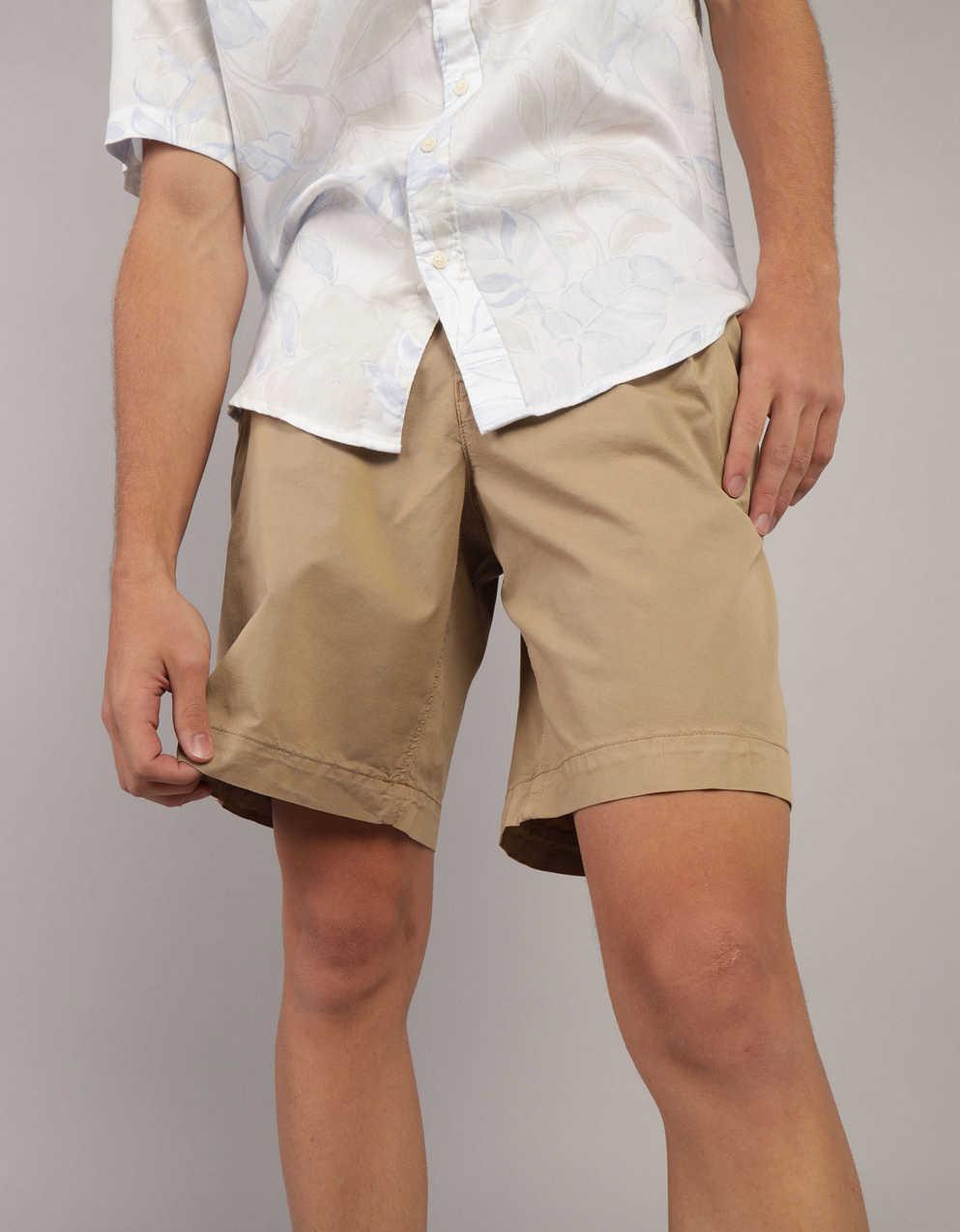 AE 9" Flex Khaki Short