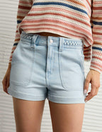 AE Stretch Denim Mom Short