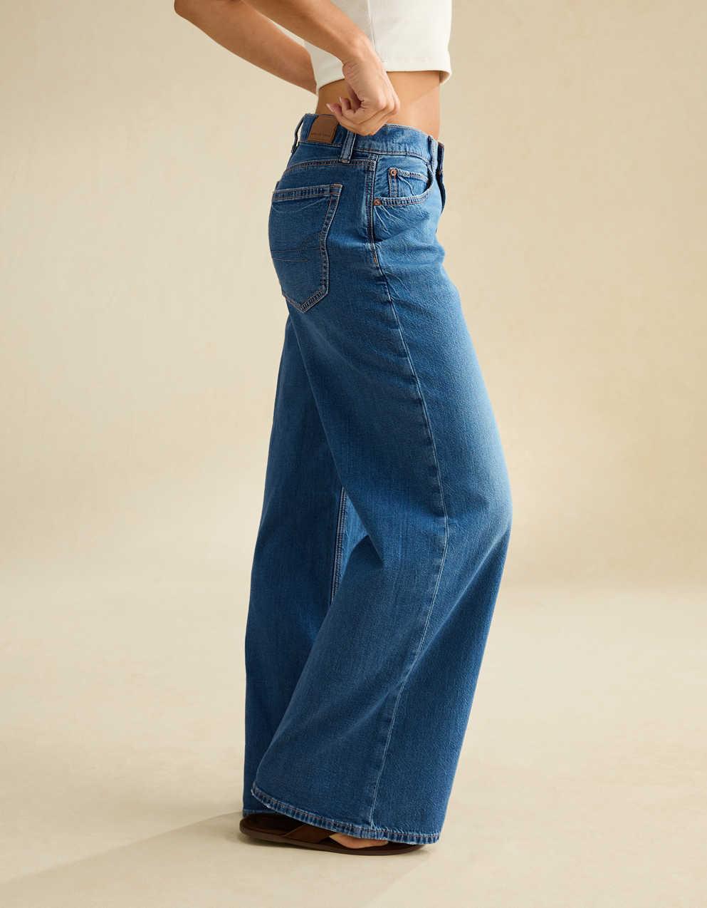 AE Low-Rise Baggy Ultra-Wide Leg Jean
