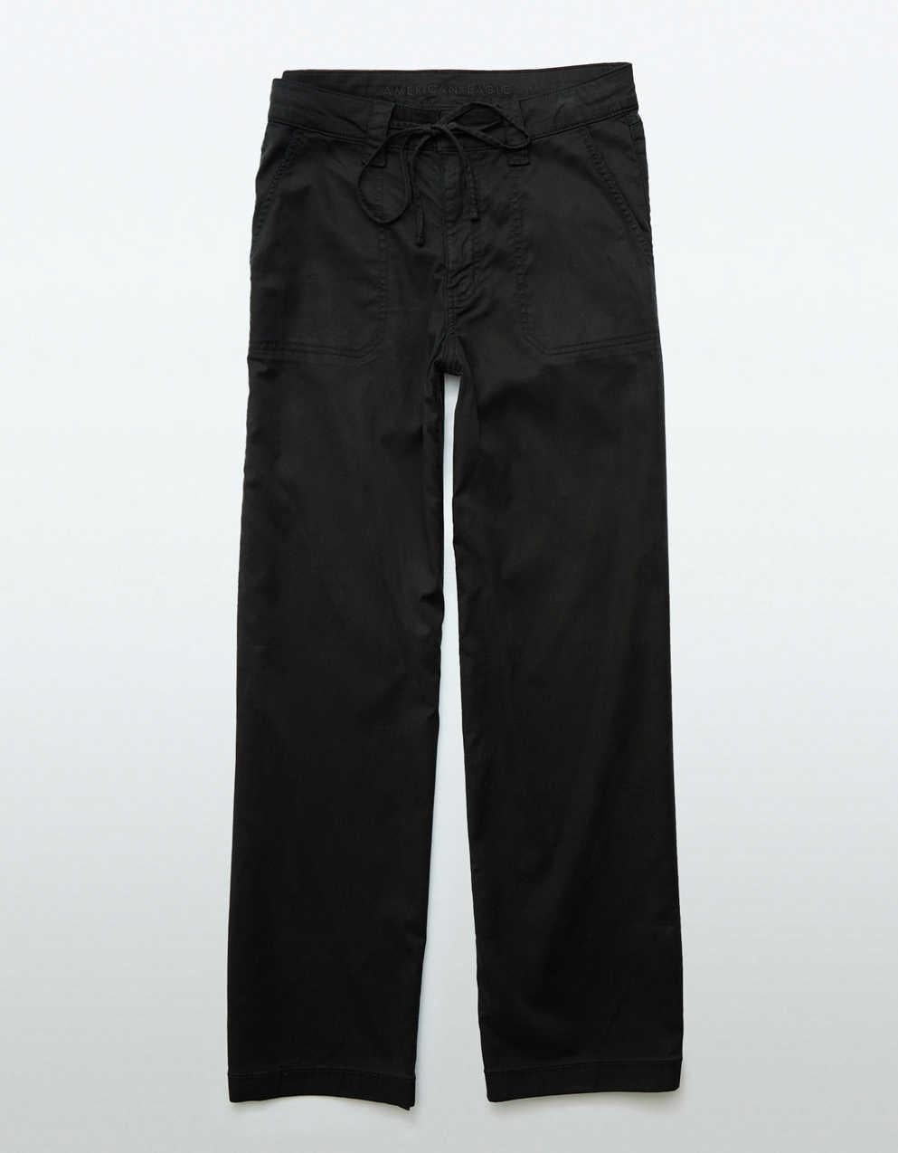 AE Dreamy Drape Stretch Super High-Waisted Baggy Wide-Leg Pant