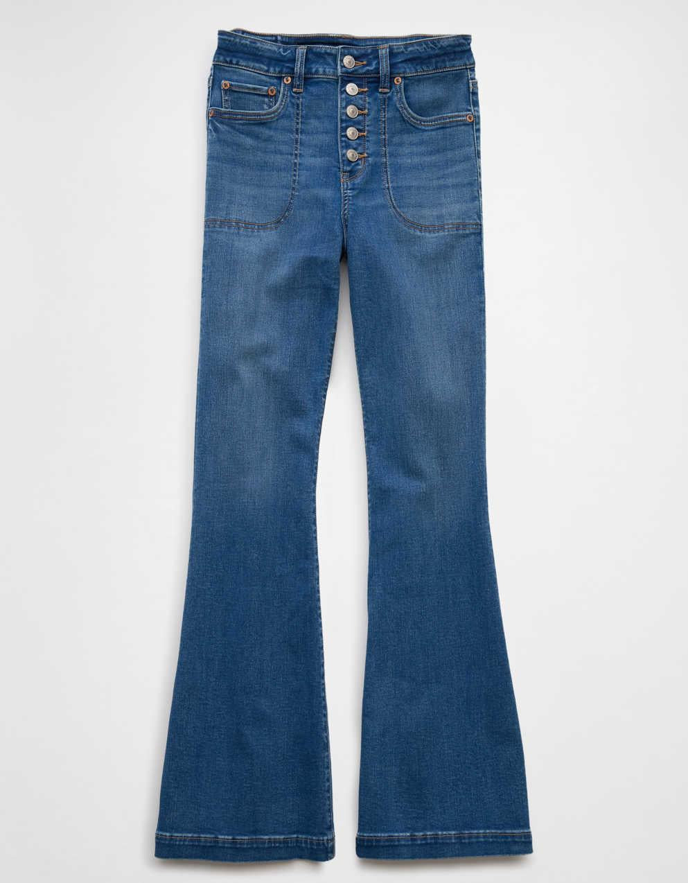 AE Super High-Waisted Flare Jean