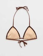 Aerie Crochet String Triangle Bikini Top