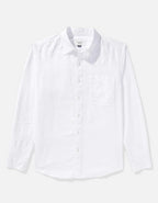 AE Long-Sleeve Linen-Blend Button-Up Shirt