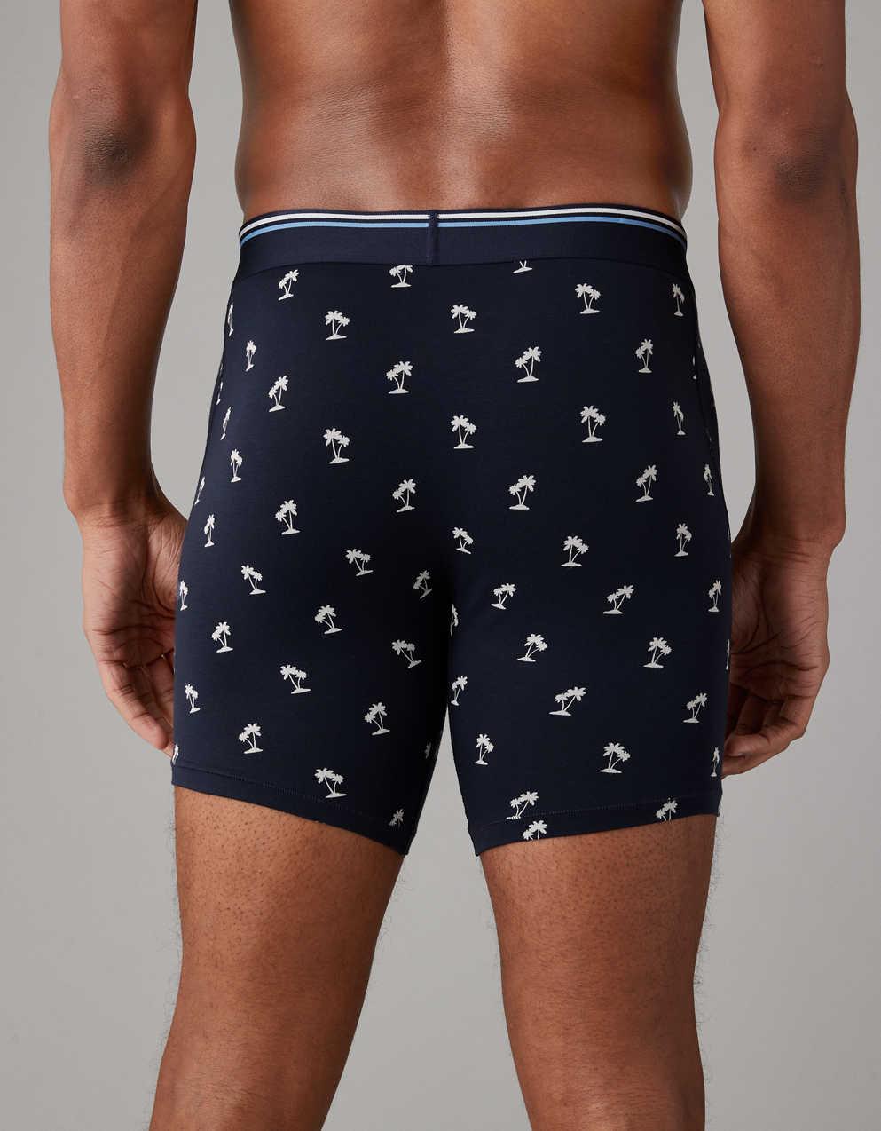 AEO Men's Palm Trees 6" Ultra Soft Boxer Brief