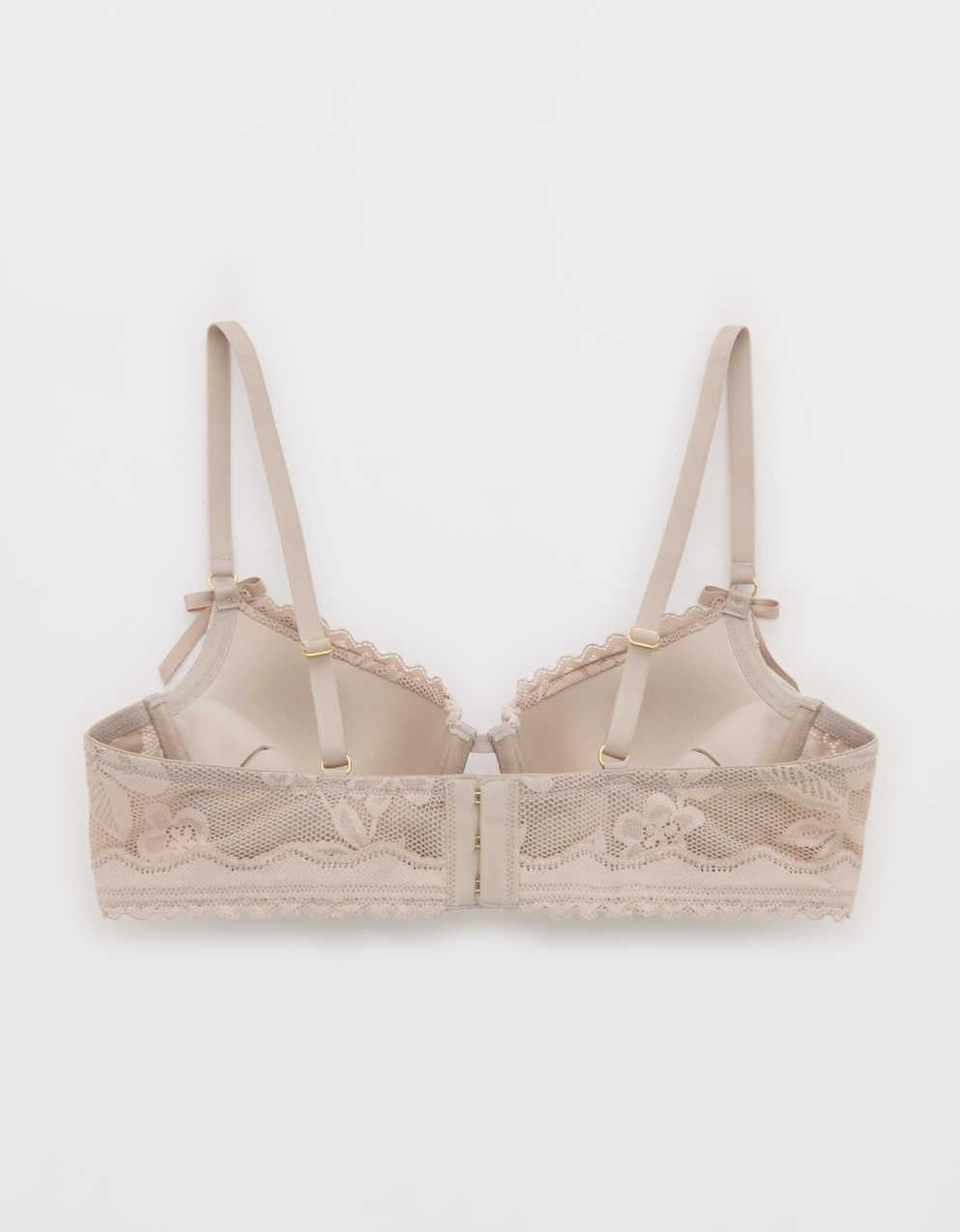 Show Off Feeling Femme Lace Plunge Push Up Bra