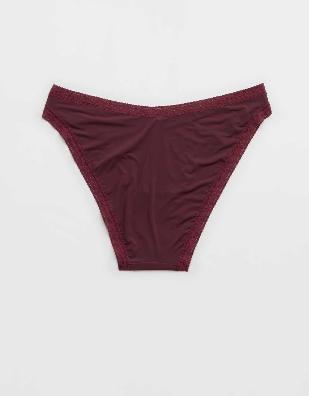 SMOOTHEZ Microfiber Lace Bikini Underwear