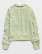 OFFLINE By Aerie Cable Lounge Full Zip