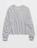 Aerie Happy Snit Henley T-Shirt