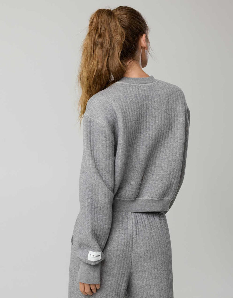 OFFLINE By Aerie Coffee Run Crewneck