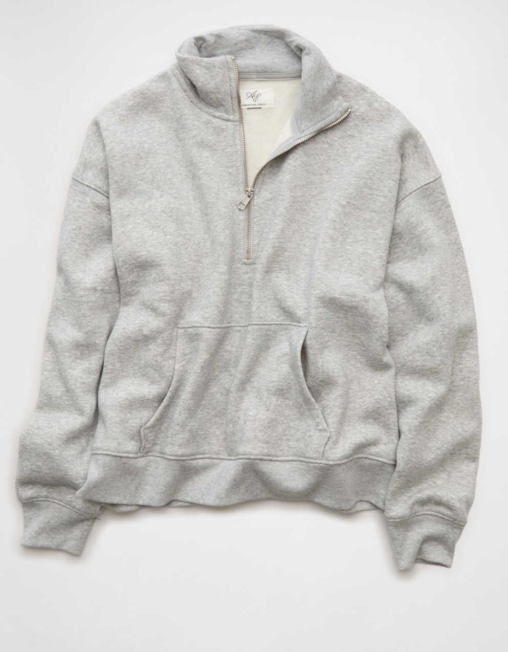 AE Everyday Luxe Quarter Zip Sweatshirt