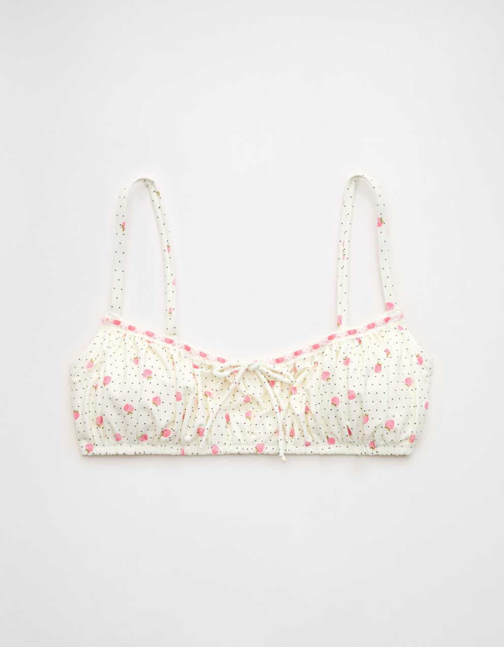 Aerie Ruched Scoop Bikini Top