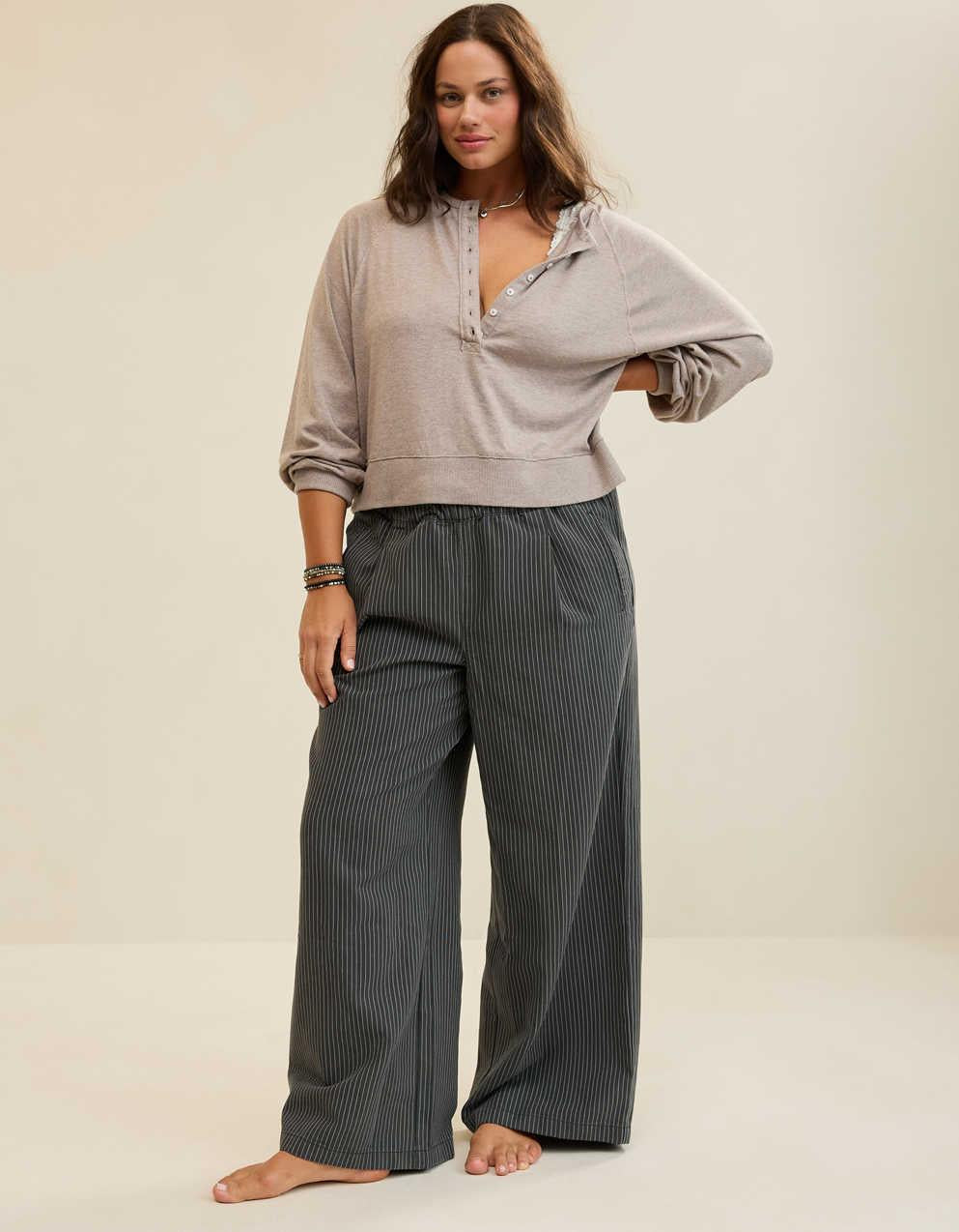 Aerie Stripe Trouser