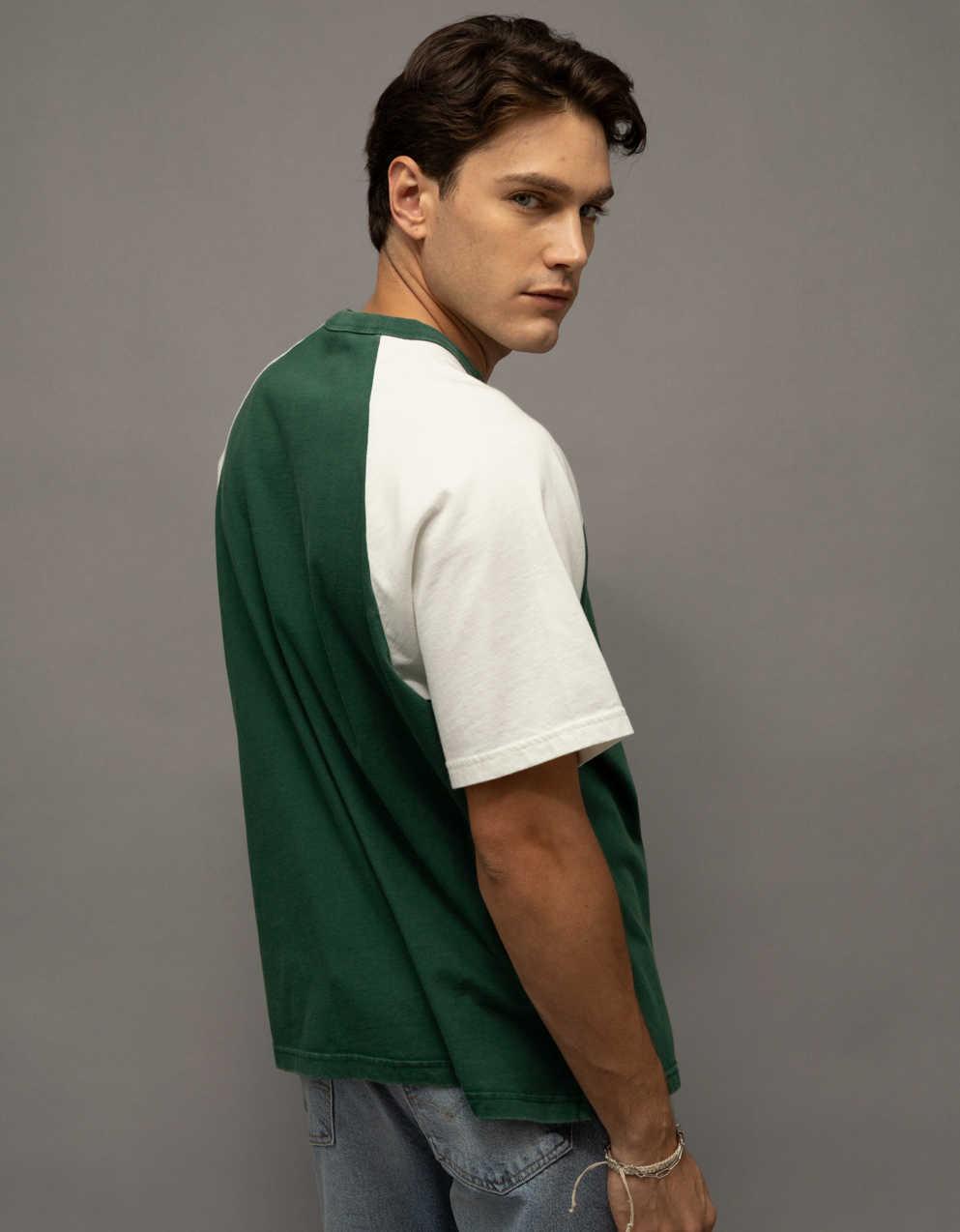 AE Relaxed Heavyweight Raglan T-Shirt