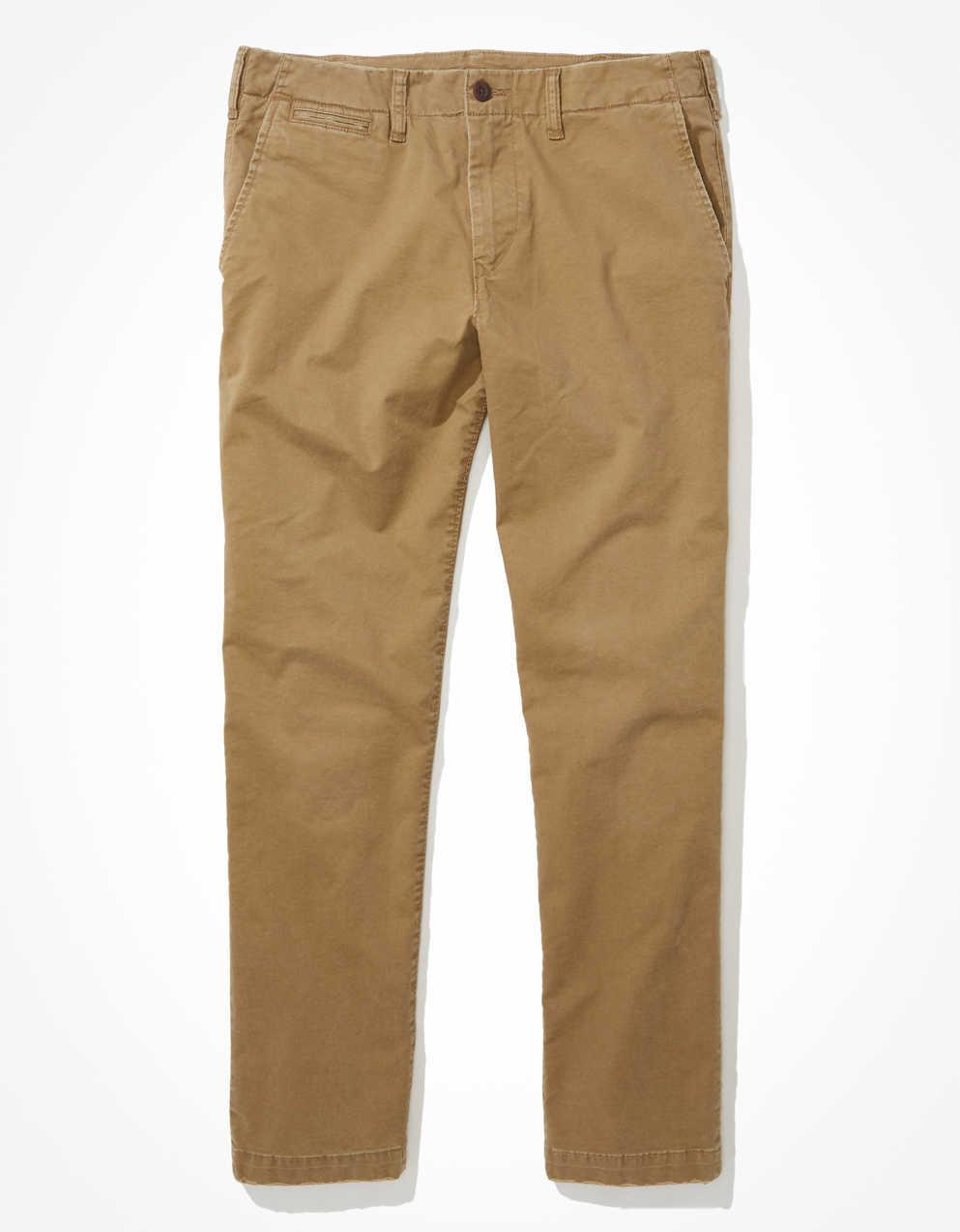 AE Flex Original Straight Lived-In Khaki Pant