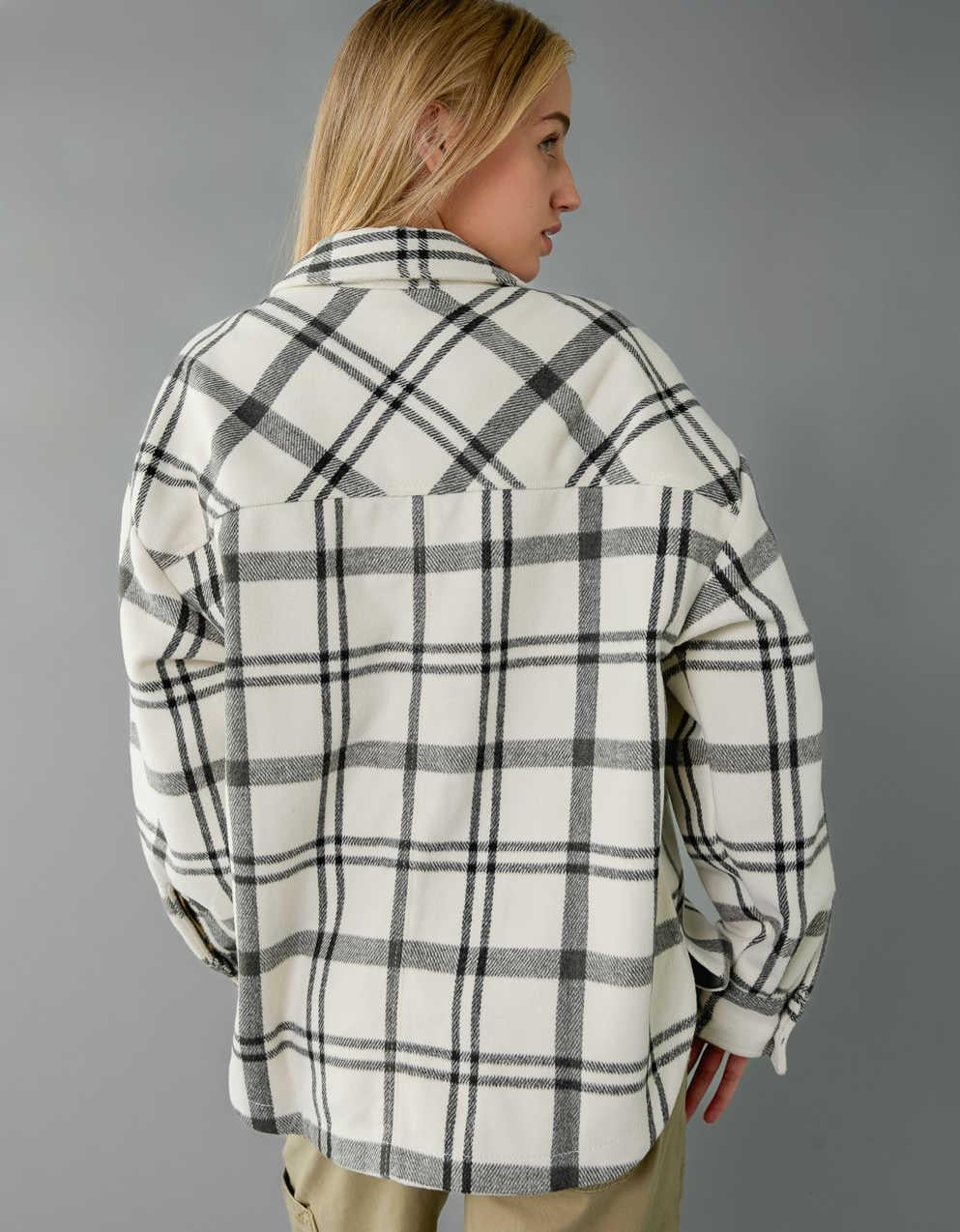 AE Plaid Shacket
