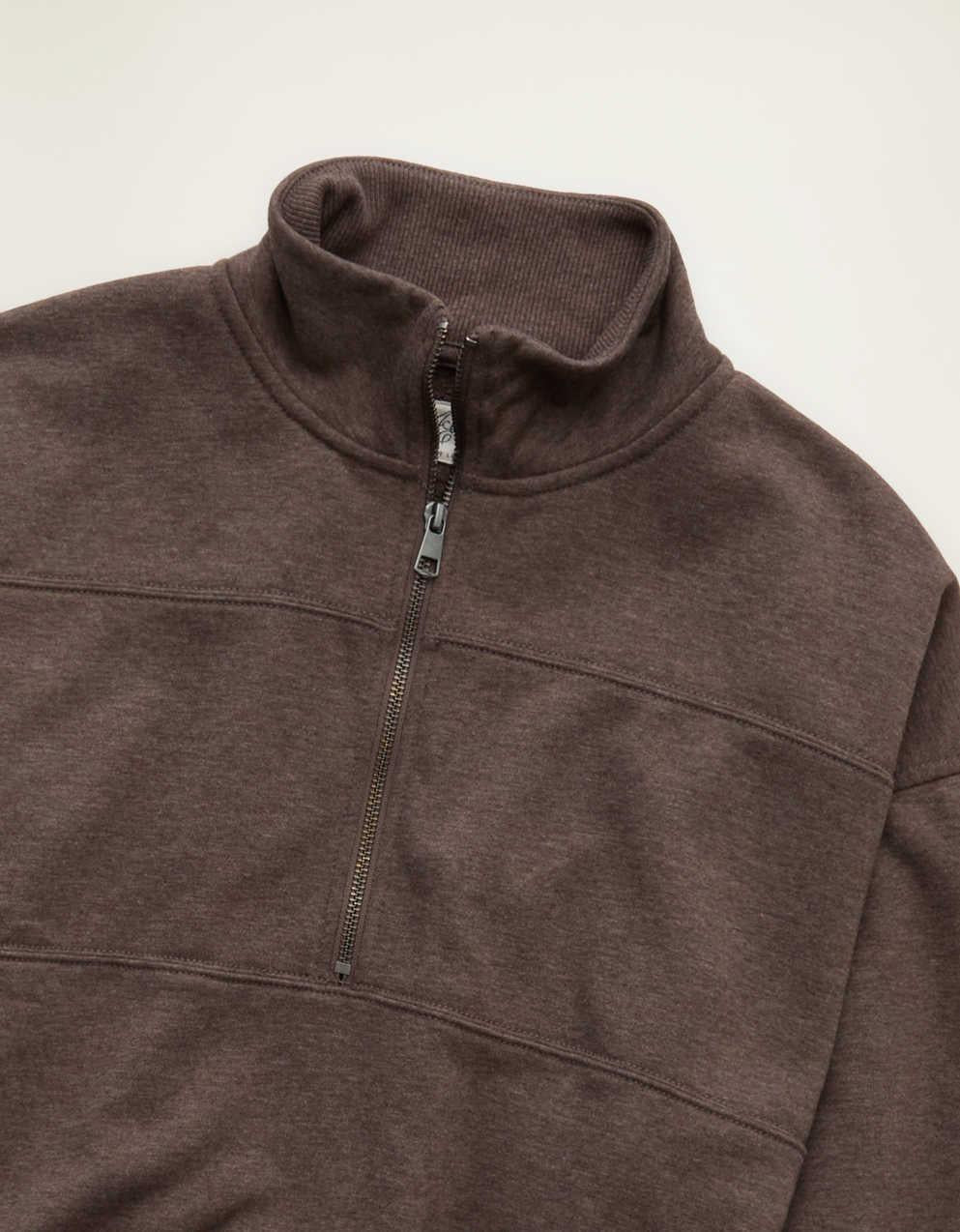AE Everyday Luxe Quarter Zip Sweatshirt