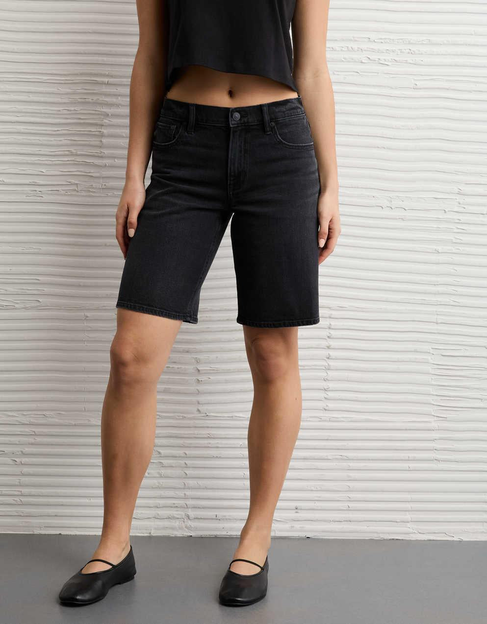 AE 11" Dreamy Drape Stretch High-Waisted Jort