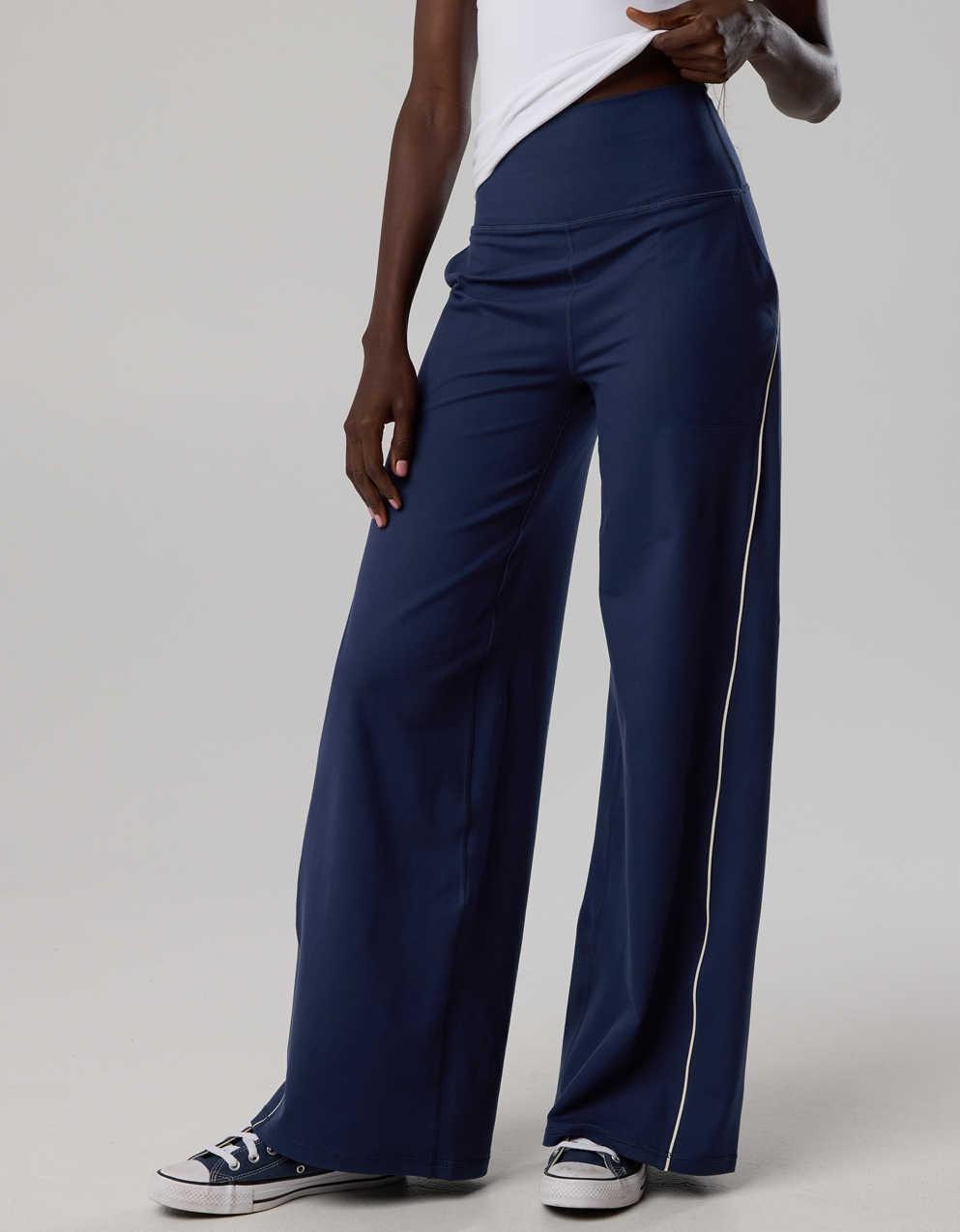 OFFLINE By Aerie The Hugger Piping Wide Leg Pant