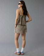 AE Leopard Eyelet Cami